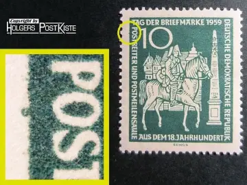 Bildfehler DDR 735 - Feld n.n.bekannt