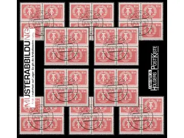 Mengenlot - DDR Aufbau 2550 v - 10x Viererblockeinheit /gest.