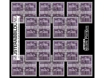 Mengenlot - DDR Aufbau 2541 - 10x Viererblockeinheit /gest.
