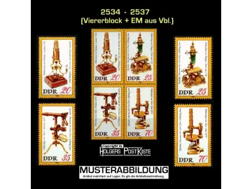 Speziallot DDR - 2534-2537 - Viererblock+Satz postfrisch