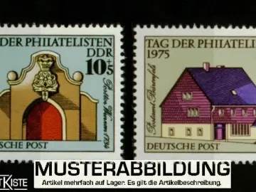 Satzausgabe DDR 2094+2095 Philatelistentag