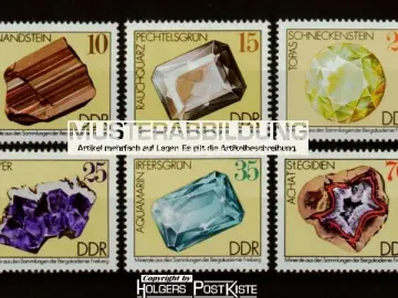 Satzausgabe DDR 2006-2011 Bergakademie Freiberg - Minerale (III.Ausgabe)