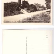 Ansichtskarte (Kleinformat/Handfoto) - Großer Inselsberg mit Sendeturm & Herberge
