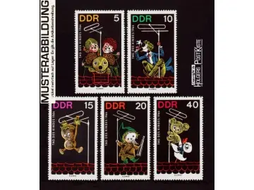 Satzausgabe DDR 1025-1029 Kinderfernsehen Sandmann