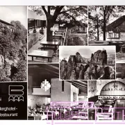 Ansichtskarte (Echtfoto) - HO-Berghotel Bastei bei Rathen / Sächs.Schweiz