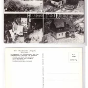 Ansichtskarte - Waschleithe Erzgeb. - Heimatecke Miniaturpark