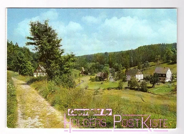 DDR-Ansichtskarte - Ortsansicht Rehefeld-Zaunhaus Osterzgebirge