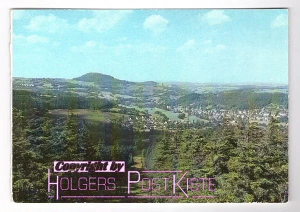 DDR-Ansichtskarte - Ortsansicht Geising Osterzgebirge