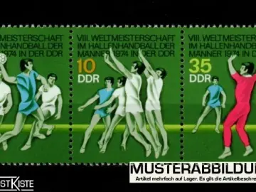 Zusammendruck DDR WZd299 (1928-1930) WM Hallenhandball Männer