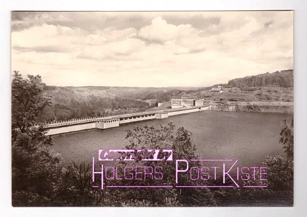 Ansichtskarte (Echtfoto) - Rappbode-Talsperre bei Rübeland im Harz