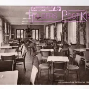 Ansichtskarte (Echtfoto) - HO-Terrassen-Café Leißling bei Weißenfels