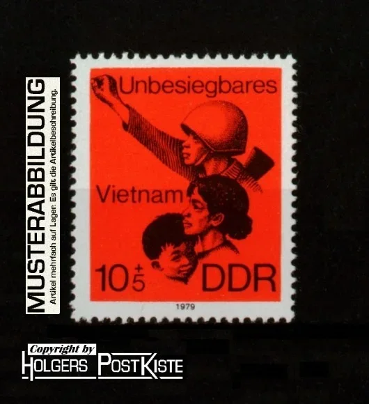 Einzelausgabe DDR 2463 Unbesiegbares Vietnam (VIII.Ausgabe)