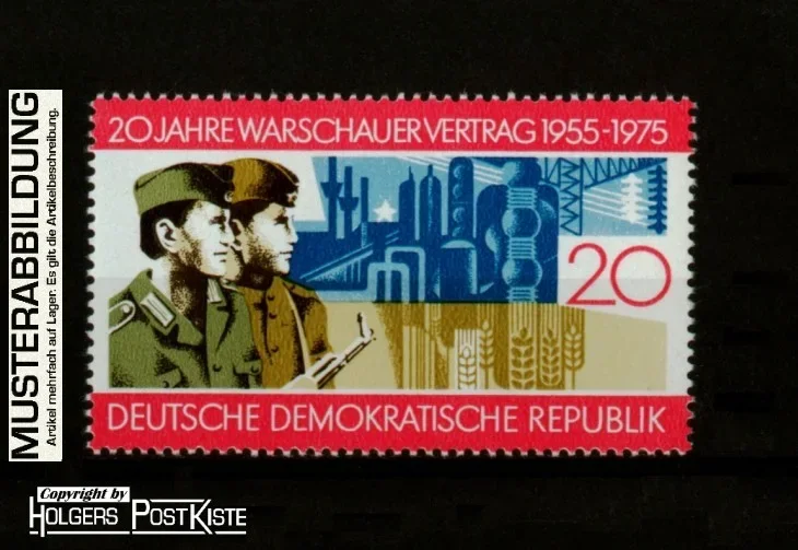 Einzelausgabe DDR 2043 Warschauer Pakt