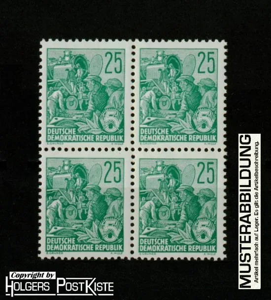 Viererblockeinheit DDR 581A Dauerserie Fünfjahrplan (Eisenbahn)