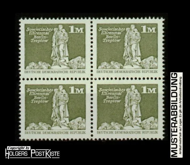 Viererblockeinheit DDR 2561 Aufbau-Serie (Ehrenmal Treptow)