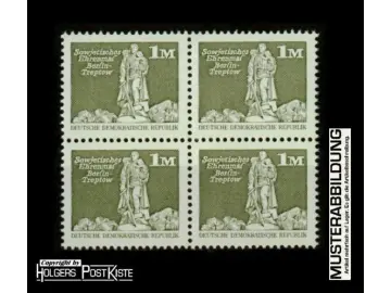 Viererblockeinheit DDR 2561 Aufbau-Serie (Ehrenmal Treptow)