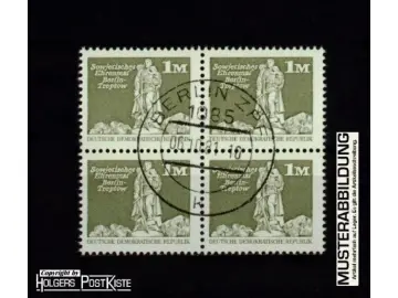 Viererblockeinheit DDR 2561 Aufbau-Serie (Ehrenmal Treptow)
