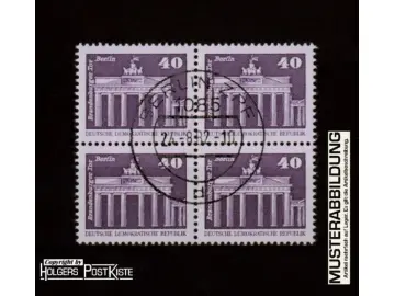Viererblockeinheit DDR 2541 Aufbau-Serie (Brandenburger Tor)