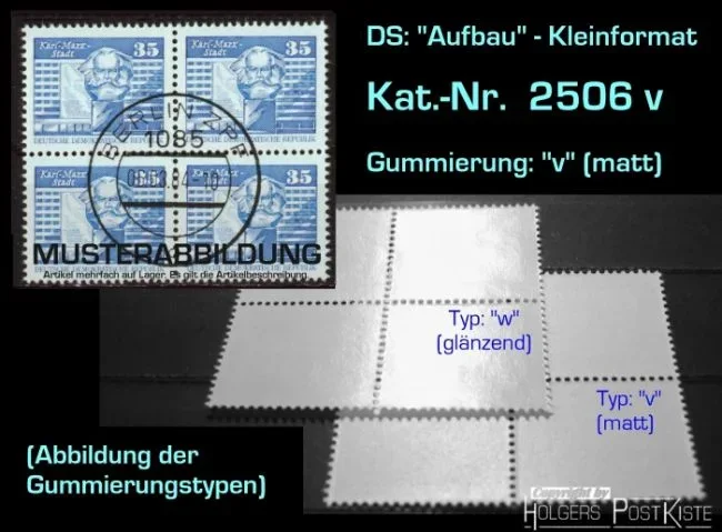 Viererblockeinheit DDR 2506 v Aufbau-Serie (Karl Marx Monument)