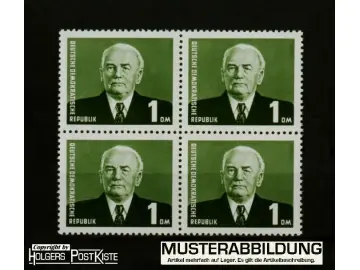 Viererblockeinheit DDR 622 b Wilhem Pieck (Staatsoberhaupt)
