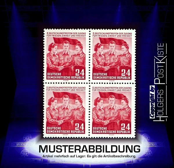 Viererblockeinheit DDR 429 Jugend-Deutschlandtreffen