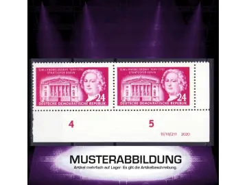 Druckvermerk (DV) DDR 382 - Berühmte deutsche Baumeister