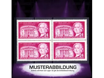 Vierereinheit DDR 382 - Berühmte deutsche Baumeister