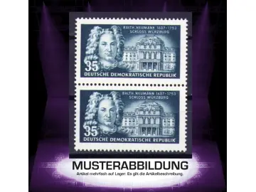 Paareinheit DDR 383 - Berühmte deutsche Baumeister