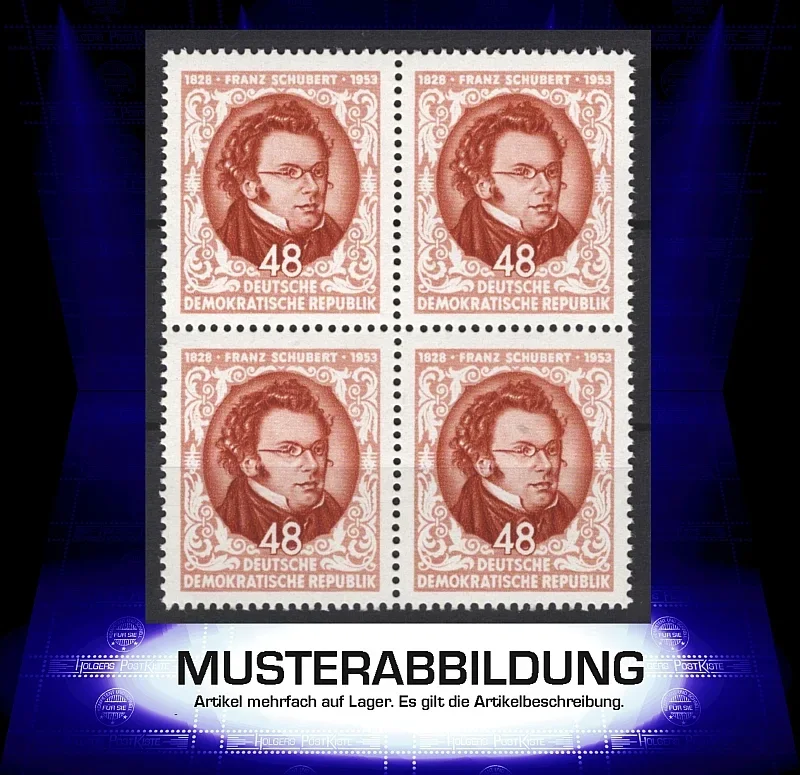 Vierereinheit DDR 404 YI - Franz Schubert