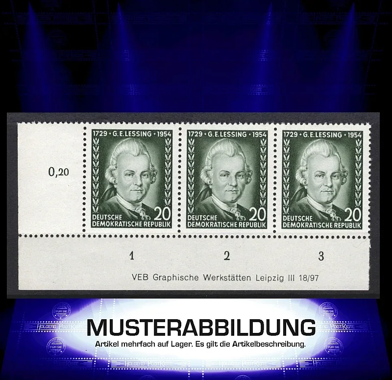 Druckvermerk (DV) DDR 423 YI - Lessing