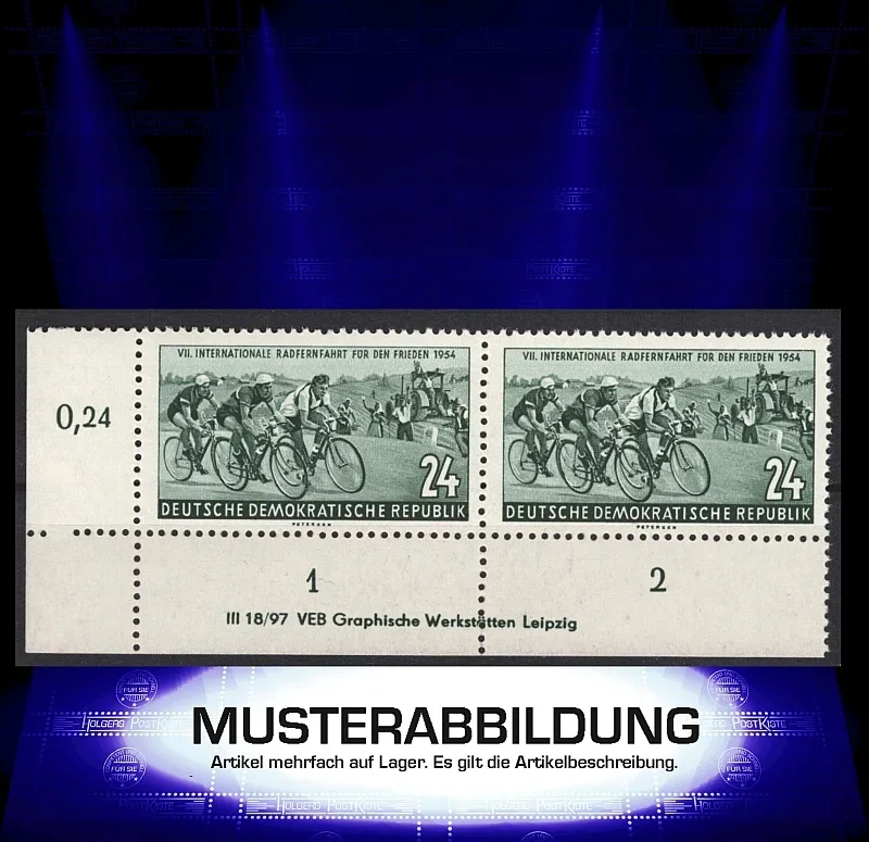 Druckvermerk (DV) DDR 427 - Friedensfahrt