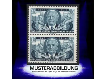 Paareinheit DDR 444 - 5.Jahrestag DDR-Gründung Pieck