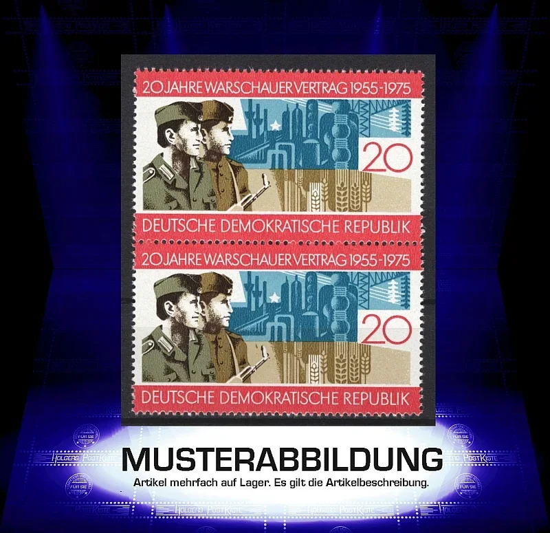 Paareinheit DDR 2043 - Warschauer Vertrag