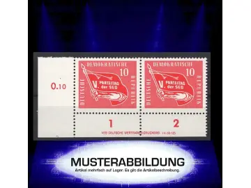 Druckvermerk (DV) DDR 633 - Parteitag SED