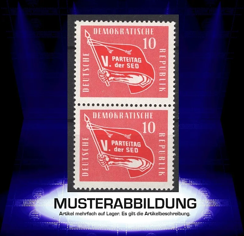 Paareinheit DDR 633 - Parteitag SED