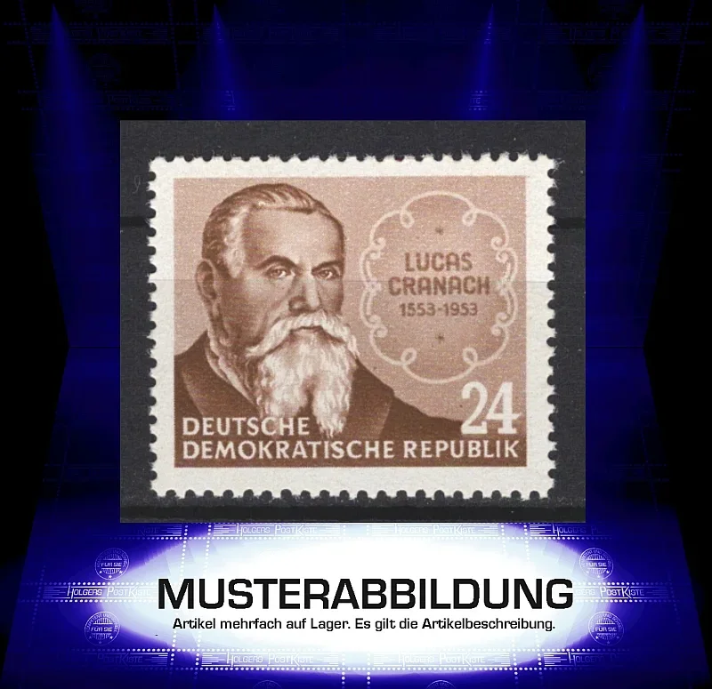 Einzelausgabe DDR 384  - Lucas Cranach