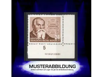 Druckvermerk (DZ) DDR 384 - Lucas Cranach