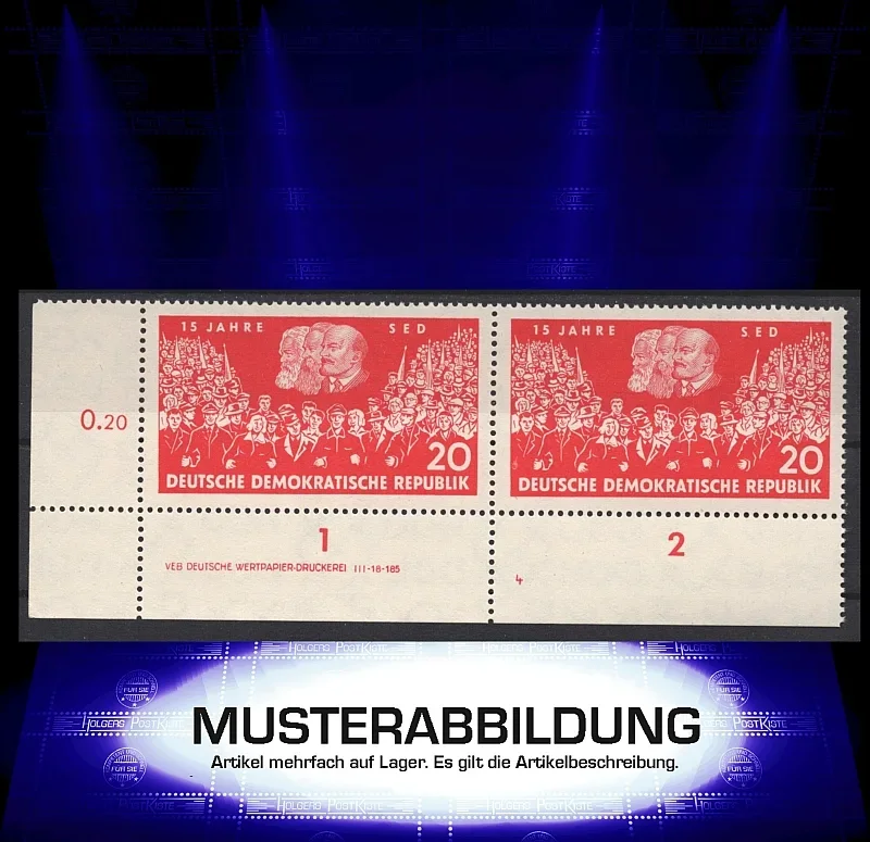 Druckvermerk (DV) DDR 821 FN 4 - SED-Partei