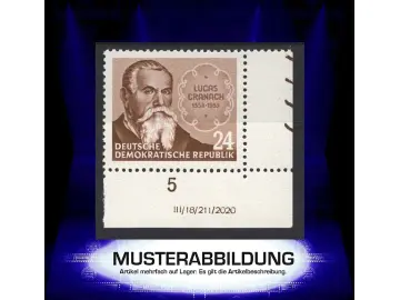 Druckvermerk (DZ) DDR 384 - Lucas Cranach