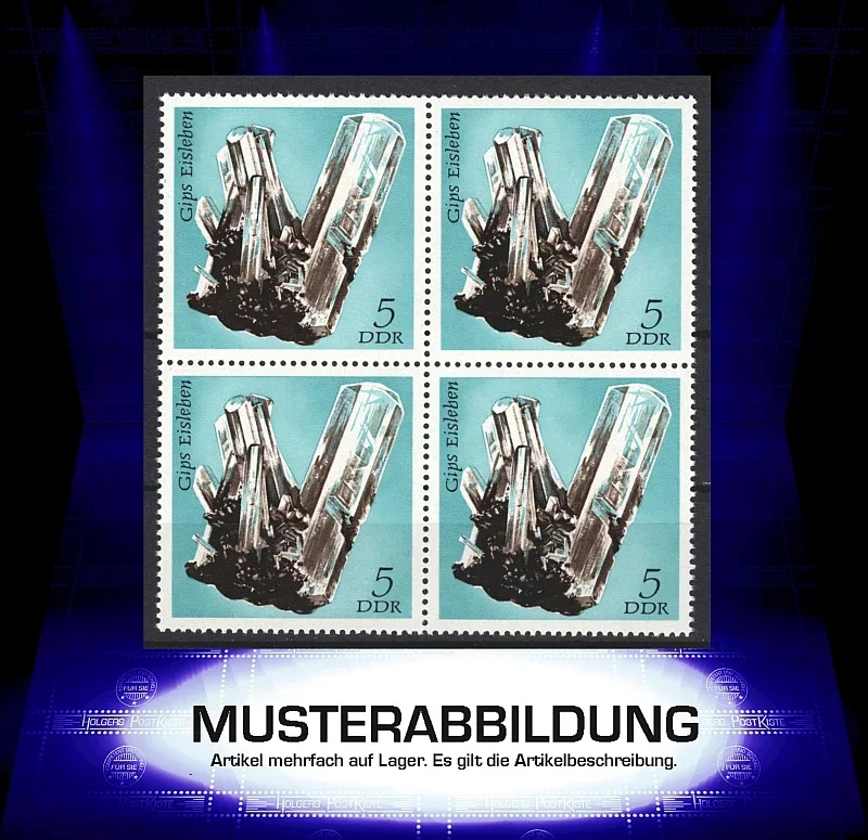 Vierereinheit DDR 1737 - Minerale